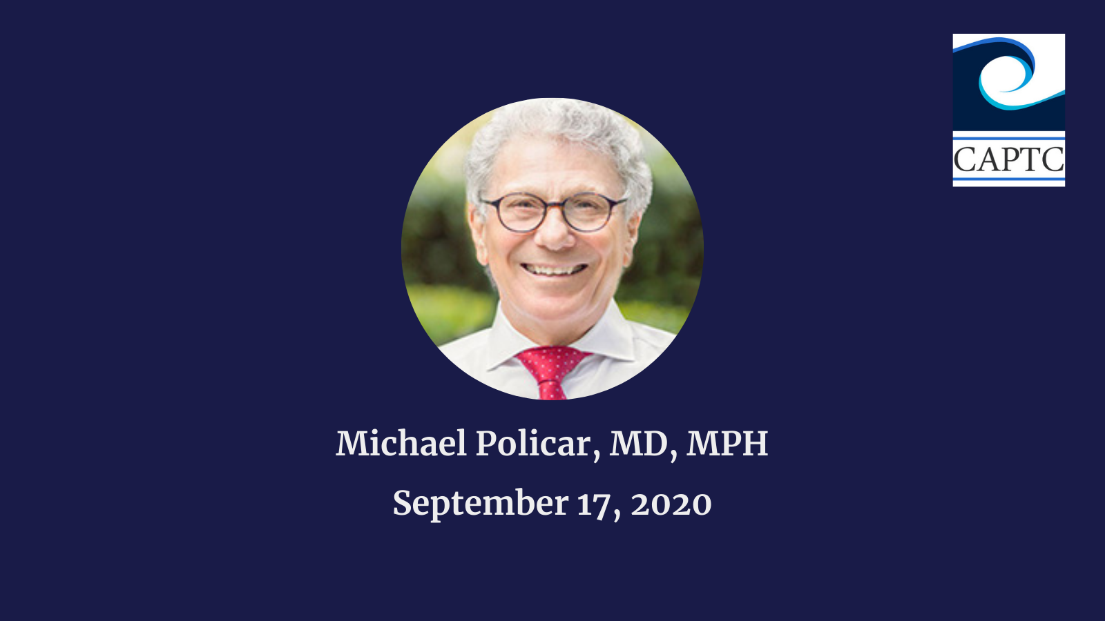 Headshot of Dr. Michael Policar