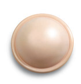 A beige-colored diaphragm. 